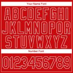 Custom Name and Number 3D Christmas Sports Hoodie Pullover Sweatshirt in Kelly Green and Red-White Personalized Stitched