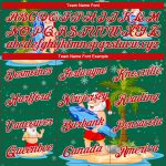 Custom Name Number 3D Tropical Christmas Surfing Santas Hoodie Pullover Sweatshirt Red-White Kelly Green Sports Personalized
