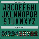 Custom Vintage USA Flag Sports Hoodie Sweatshirt - Personalized Kelly Green Pullover with Name and Number Personalized Stitched