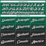 Custom Name Number Sports Hoodie Sweatshirt - Personalized Kelly Green White-Black Fade Fashion Pullover Personalized Stitched
