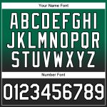 Custom Name Number Sports Hoodie Sweatshirt - Personalized Kelly Green White-Black Fade Fashion Pullover Personalized Stitched