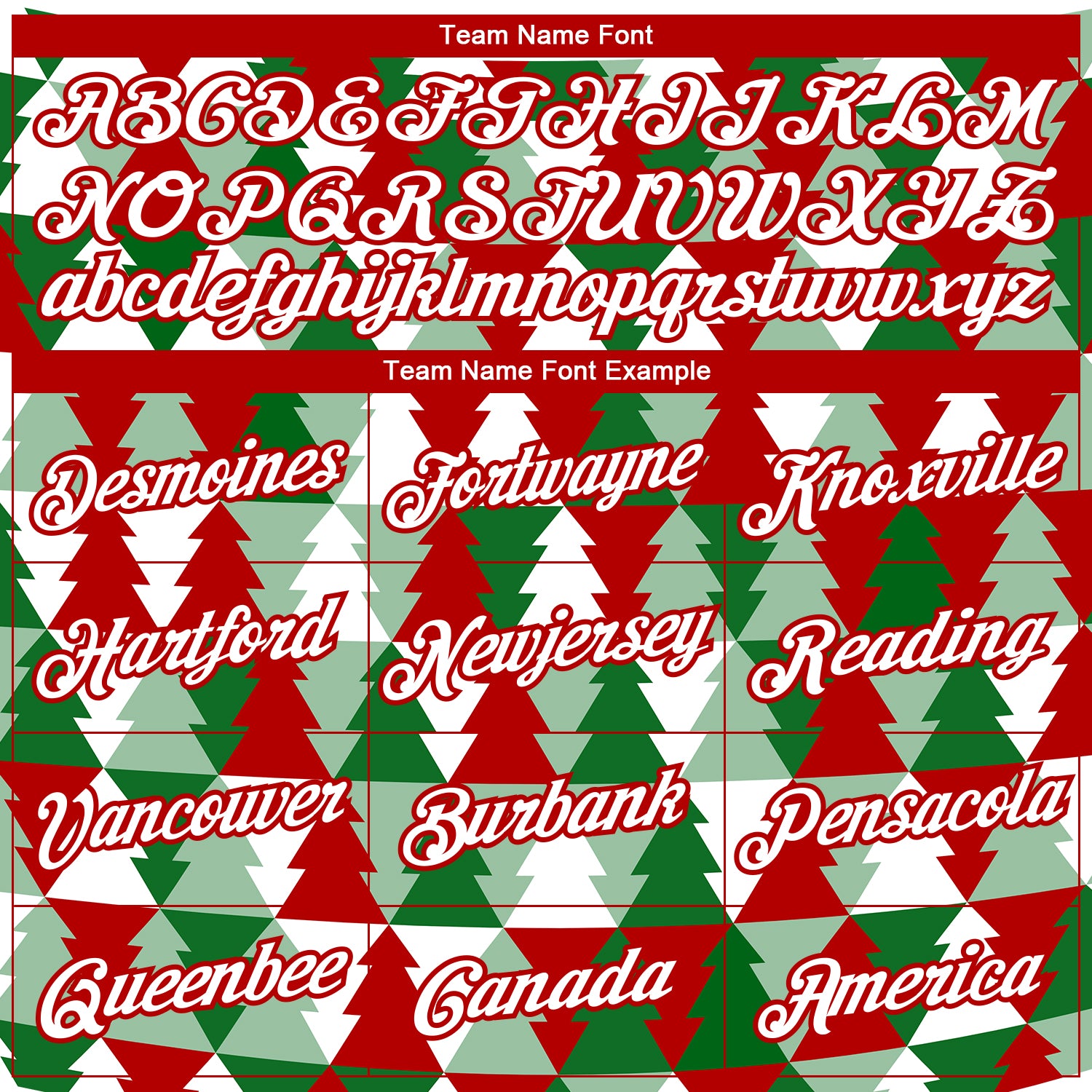 Personalized Stitched Kelly Green White-Red Christmas Tree 3D Sports Pullover Sweatshirt Hoodie Team Custom Name and Number Custom Christmas Tree 3D Sports Hoodie with Personalized Name and Number - Stitched Kelly Green White-Red Pullover Sweatshirt - Image 3