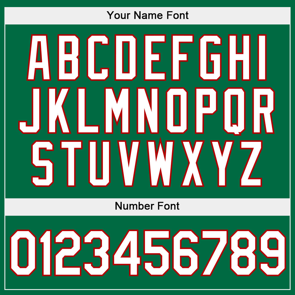 Personalized Stitched Kelly Green White-Red Split Fashion Sports Pullover Sweatshirt Hoodie Team Custom Name and Number Custom Team Name Number Hoodie | Stitched Green White Red Split Fashion Sweatshirt Pullover Personalized Stitched Kelly Green - Image 5