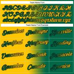 Custom Team Hoodie with Name & Number - Personalized Stitched Kelly Green Yellow-Black Gradient Fashion Sports Pullover Sweatshirt