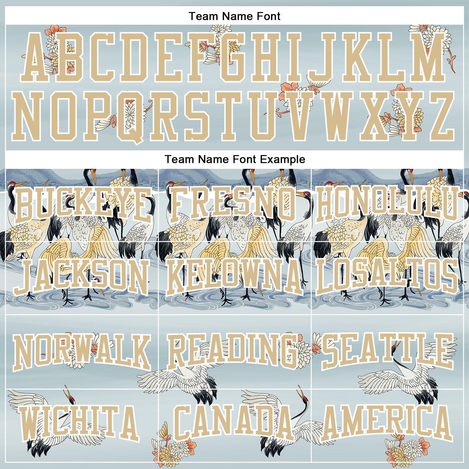 Personalized Stitched Lakes Blue White-Vegas Gold 3D Pattern Design Heron Sports Pullover Sweatshirt Hoodie Team Custom Name and Number Custom Heron Sports Hoodie with Personalized Name & Number - Lakes Blue & Vegas Gold 3D Pattern Pullover Sweatshirt Personalized - Image 3