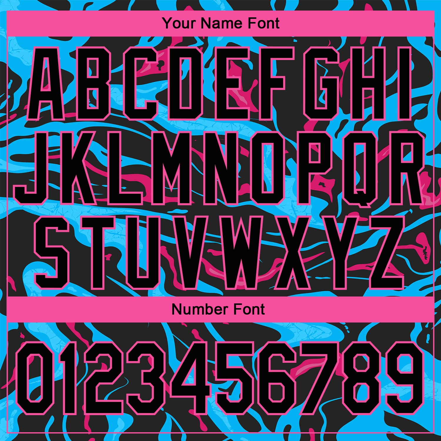 Personalized Stitched Light Blue Black-Pink 3D Pattern Design Sports Pullover Sweatshirt Hoodie Team Custom Name and Number Custom Team Name Number Hoodie 3D Pattern Light Blue Black Pink Stitched Sports Pullover Sweatshirt Personalized Stitched - Image 4