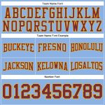 Custom Light Blue Burgundy-Gold Football Hoodie with Name & Number - Personalized Stitched Pullover Sweatshirt Personalized