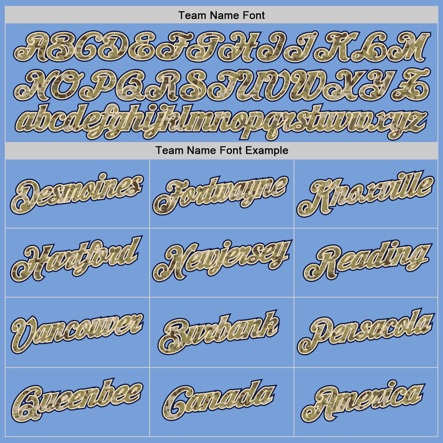 Personalized Stitched Light Blue Camo-Navy Sports Pullover Sweatshirt Hoodie Team Custom Name and Number Custom Name and Number Light Blue Camo Navy Pullover Hoodie Sweatshirt for Sports Team Personalized Stitched Light Blue Camo-Navy - Image 6