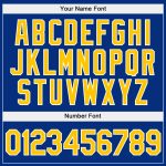Custom Name Number Sports Hoodie Light Blue Gold-Royal Split Fashion Pullover Sweatshirt Personalized Stitched Light Blue
