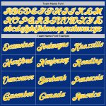 Custom Name Number Sports Hoodie Light Blue Gold-Royal Split Fashion Pullover Sweatshirt Personalized Stitched Light Blue