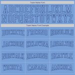 Custom Name and Number Pullover Hoodie - Light Blue Royal Sports Sweatshirt, Personalized Stitched for Team Spirit Personalized