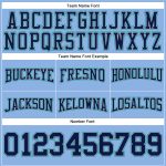 Custom Team Hoodie with Personalized Name and Number in Light Blue, Navy, Gray, Teal Football Pullover Sweatshirt Personalized