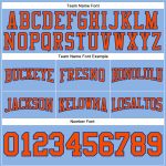 Custom Name Number Football Hoodie Light Blue Orange Royal Stitched Pullover Sweatshirt for Team Personalized Stitched Light