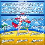 Custom Name Number 3D Tropical Surfing Santa Hoodie - Light Blue White Gold-Royal Pullover Sweatshirt Personalized Stitched