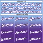 Custom Name Number Sports Hoodie Light Blue White Purple Fade Pullover Sweatshirt Fashion Personalized Stitched Light Blue