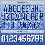 Custom Stitched Light Blue White-Royal Fade Sports Hoodie with Team Name and Number - Fashion Pullover Sweatshirt Personalized