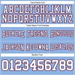 Custom Team Name Number Hoodie Sweatshirt Light Blue White Royal-Red Stitched Football Pullover Personalized Stitched Light