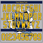 Custom Dinosaur Sports Hoodie - Personalized Light Gray Yellow-Navy 3D Pullover Sweatshirt with Team Name & Number Personalized
