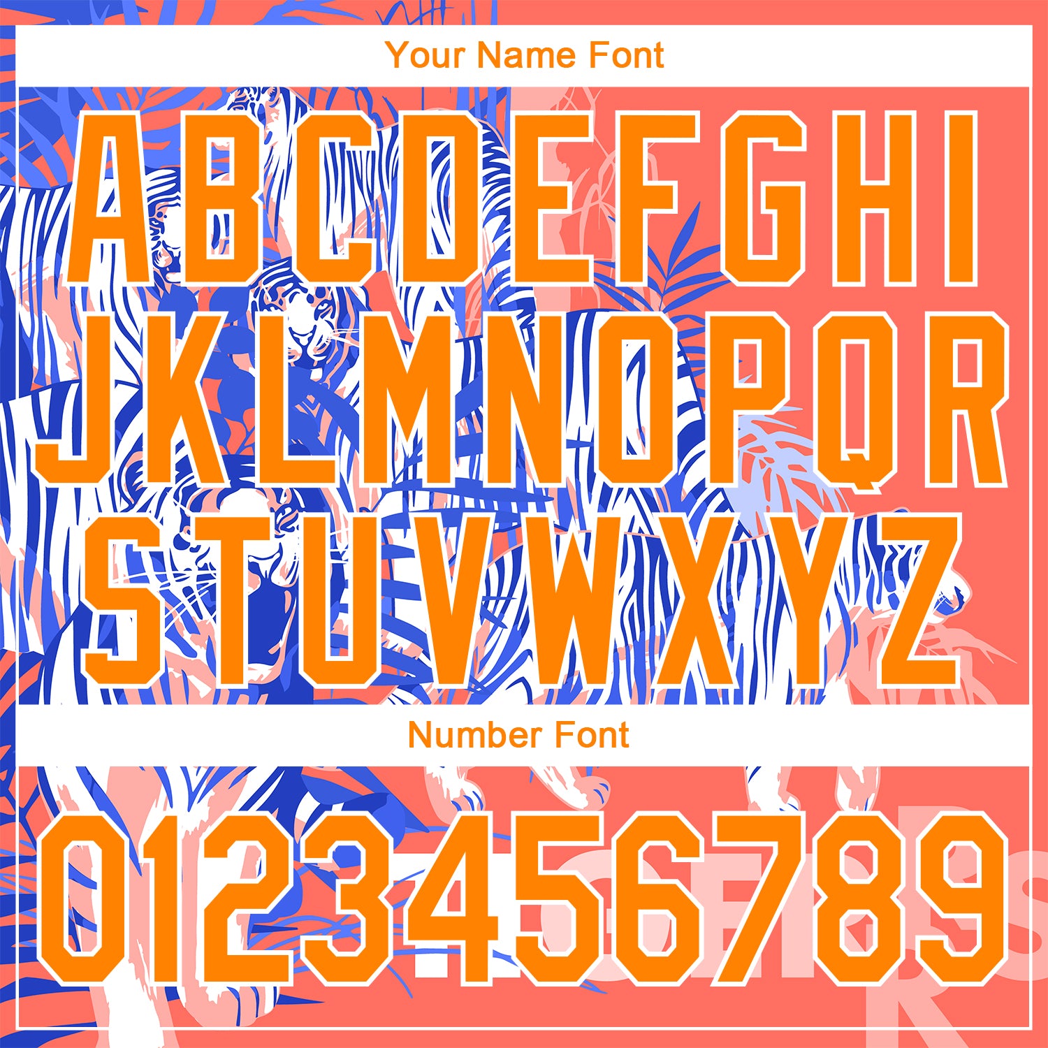 Personalized Stitched Medium Pink Bay Orange-White 3D Pattern Design Tiger Sports Pullover Sweatshirt Hoodie Team Custom Name and Number Custom Name and Number Hoodie - Personalized 3D Pink Tiger Sports Sweatshirt with Bay Orange-White Design Personalized Stitched - Image 4