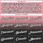 Custom Name Number Sports Hoodie Medium Pink White Black Fade Stitched Pullover Sweatshirt Fashion Personalized Stitched