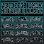 Custom Name Number Sports Pullover Hoodie Sweatshirt - Personalized Midnight Green Black Gray Fade Team Apparel Personalized