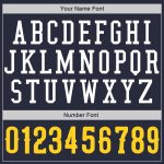 Custom Name Number Sports Hoodie Sweatshirt - Personalized Navy Gold-White Pullover for Team Wear Personalized Stitched Navy