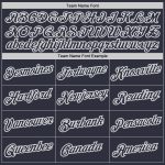 Custom Name and Number Sports Pullover Hoodie for Team - Personalized Navy Navy-Gray Sweatshirt Personalized Stitched Navy