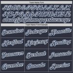Custom Name Number Personalized Navy White Sports Hoodie Pullover Sweatshirt Personalized Stitched Navy Navy-White Sports