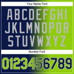 Custom Name Number Pullover Hoodie for Sports, Personalized Stitched Navy Neon Green Gray Gradient Sweatshirt Personalized