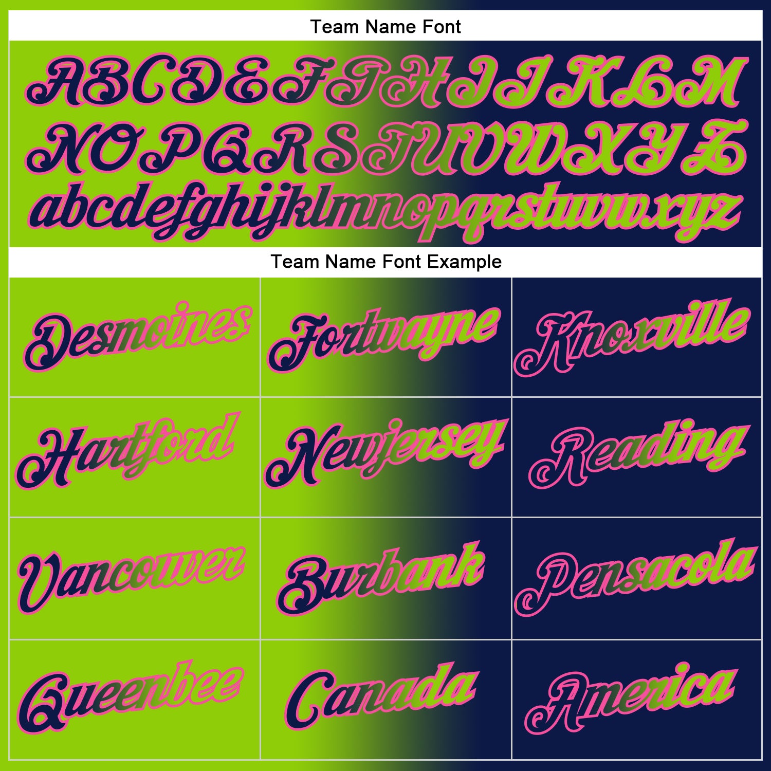 Personalized Stitched Navy Neon Green-Pink Gradient Fashion Sports Pullover Sweatshirt Hoodie Team Custom Name and Number Custom Team Name Number Personalized Hoodie Pullover Sweatshirt in Navy Neon Green-Pink Gradient Fashion Sports Design Personalized - Image 3