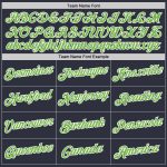 Custom Team Name Number Hoodie Sweatshirt Pullover Navy Neon Green-White Personalized Stitched Sports Apparel Personalized