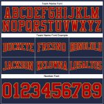 Custom Name Number Football Hoodie Sweatshirt - Personalized Navy Red Old Gold Stitched Pullover Personalized Stitched Navy