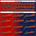 Custom Team Name Number Hoodie Sweatshirt - Personalized Navy Red Gold Gradient Pullover Fashion Sports Gear Personalized