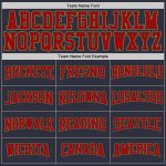 Custom Name and Number Sports Hoodie Pullover Sweatshirt in Navy Red and Old Gold - Personalized Team Apparel Personalized