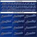 Custom Navy Gradient Sports Hoodie with Name & Number - Personalized Stitched Pullover Sweatshirt Personalized Stitched Navy