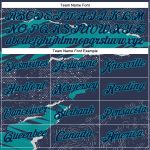 Custom Team Name and Number Sports Hoodie - Personalized Navy Teal 3D Torn Paper Design Pullover Sweatshirt Personalized
