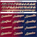 Custom Vintage USA Flag Sweatshirt Hoodie with Personalized Name & Number - Navy Maroon Cream Pullover for Sports Teams Personalized
