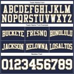 Custom Team Football Hoodie with Personalized Name and Number - Stitched Navy and Old Gold Pullover Sweatshirt Personalized