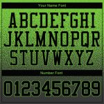 Custom Name and Number Sports Hoodie, Personalized Black Fade Neon Green Pullover Sweatshirt Personalized Stitched Neon Green