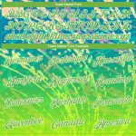 Custom Name and Number Neon Green 3D Pattern Sports Hoodie Sweatshirt with Stitched Abstract Curve Design Personalized Stitched