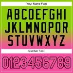 Custom Team Hoodie with Name and Number, Neon Green Pink-Black Fade Stitched Sports Pullover Sweatshirt Personalized Stitched
