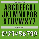 Custom Team Hoodie with Personalized Name & Number - Neon Green White-Black Sports Pullover Sweatshirt Personalized Stitched