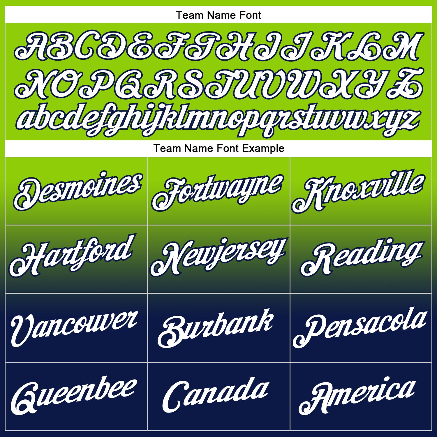 Personalized Stitched Neon Green White-Navy Fade Fashion Sports Pullover Sweatshirt Hoodie Team Custom Name and Number Custom Stitched Hoodie with Team Name & Number - Neon Green White-Navy Fade Fashion Sports Pullover Sweatshirt Personalized - Image 3