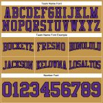 Custom Name Number Football Hoodie Sweatshirt Old Gold Purple Black Pullover Personalized Team Apparel Personalized Stitched