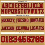 Custom Name Number Football Hoodie Sweatshirt Old Gold Red-Navy Stitched Pullover for Team Support Personalized Stitched