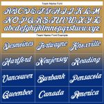 Custom Name Number Hoodie Sports Pullover Sweatshirt Old Gold White-Royal Fade Fashion Team Design Personalized Stitched