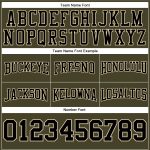 Custom Name Number Sweatshirt - Personalized Olive Black Cream City Football Pullover Hoodie Salute To Service Personalized