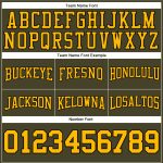 Custom Name Number Olive Gold-Black Football Pullover Hoodie Salute to Service Sweatshirt - Personalized Stitched Team Apparel