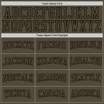 Custom Name Number Olive Black Sports Hoodie Salute to Service Pullover Sweatshirt Personalized Stitched Olive Olive-Black