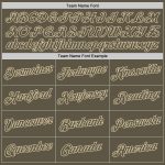 Custom Name and Number Salute to Service Hoodie Olive-Cream Stitched Sports Pullover Sweatshirt Personalized Stitched Olive